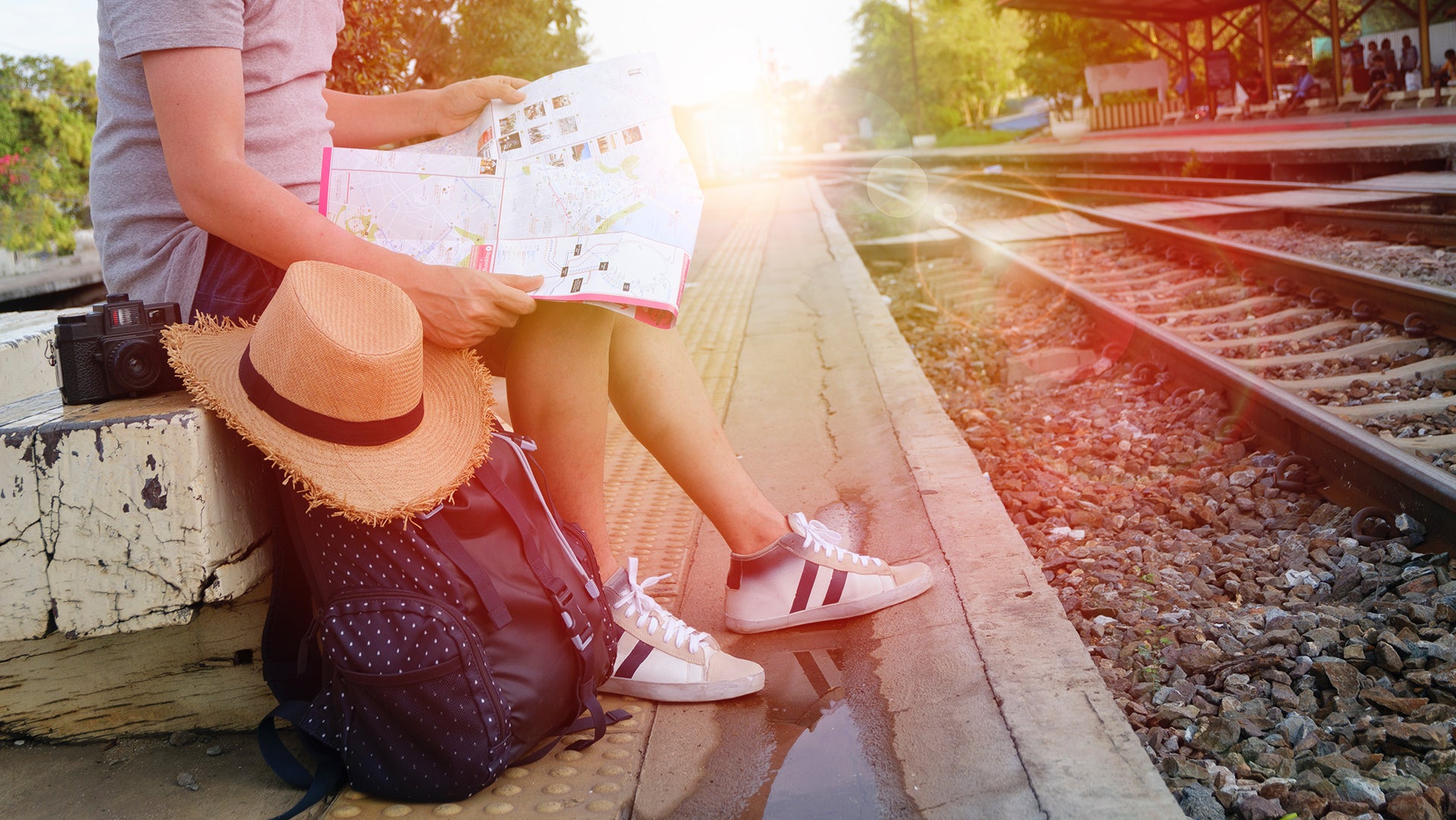 Stylish backpack for travel