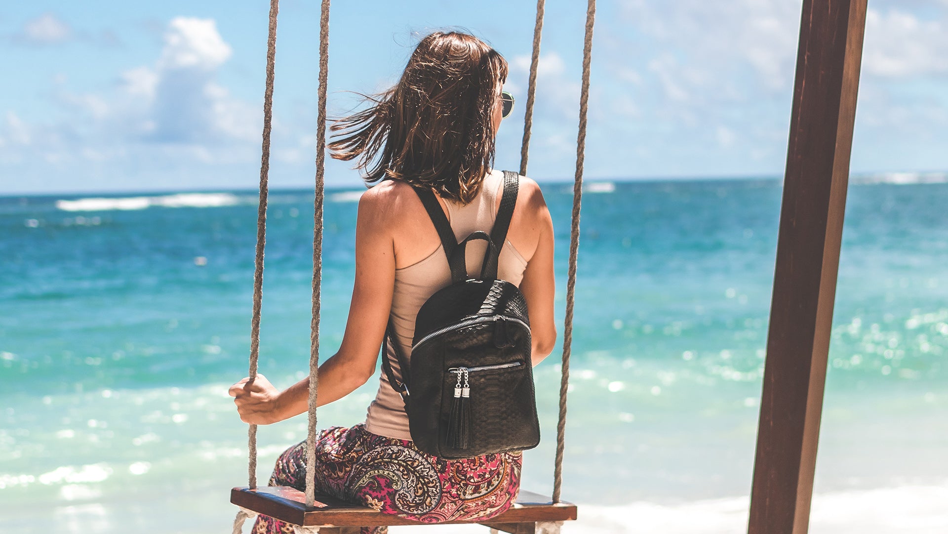 Elegant black bag for women